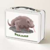 Komodo dragon illustratie (Achterkant)