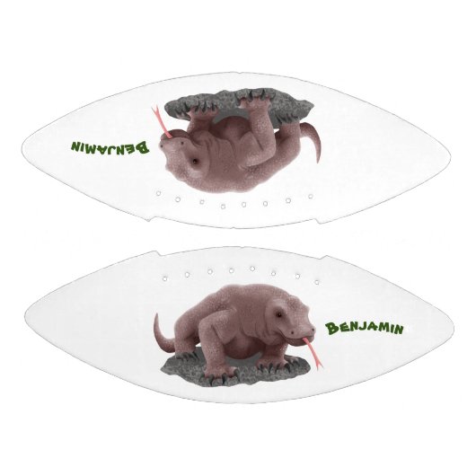 Komodo dragon illustratie american football (Panelen)