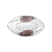 Komodo dragon illustratie american football (Voorkant)