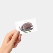 Komodo dragon illustratie badge (Handheld)