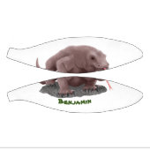 Komodo dragon illustratie basketbal (Panelen)