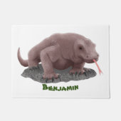 Komodo dragon illustratie deurmat (Voorkant)