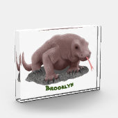 Komodo dragon illustratie fotoblokken (Links)