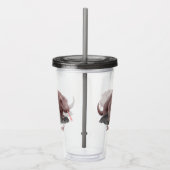 Komodo dragon illustratie gepersonaliseerd acryl drinkbeker (Rechts)