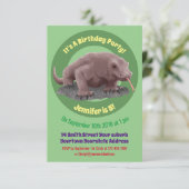 Komodo dragon illustratie kaart (Staand voorkant)