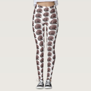 Komodo dragon illustratie leggings