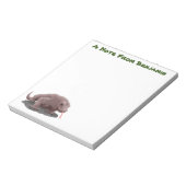 Komodo dragon illustratie notitieblok (Linkerzijde)