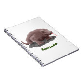 Komodo dragon illustratie notitieboek (Rechterzijde)