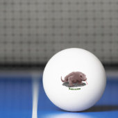 Komodo dragon illustratie pingpongbal (Net)