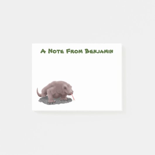 Komodo dragon illustratie post-it® notes (Voorkant)