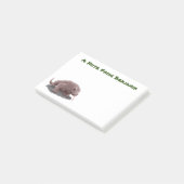 Komodo dragon illustratie post-it® notes (Schuin)