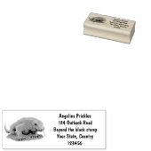 Komodo dragon illustratie rubberstempel (Gestempeld)