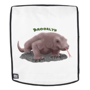 Komodo dragon illustratie rugtassen