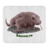 Komodo dragon illustratie snijplank (Voorkant)