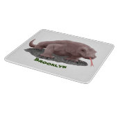 Komodo dragon illustratie snijplank (Hoek)