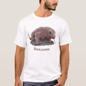 Komodo dragon illustratie t-shirt (Voorkant)