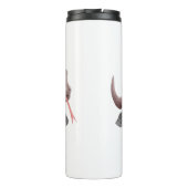 Komodo dragon illustratie thermosbeker (Achterkant)