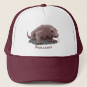 Komodo dragon illustratie trucker pet (Voorkant)