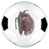 Komodo dragon illustratie voetbal (Gedraaid)