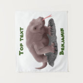 Komodo dragon illustratie wandkleed (Voorkant)