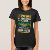 Komodo Dragon Komodo Monitor Lizard T-shirt (Voorkant)