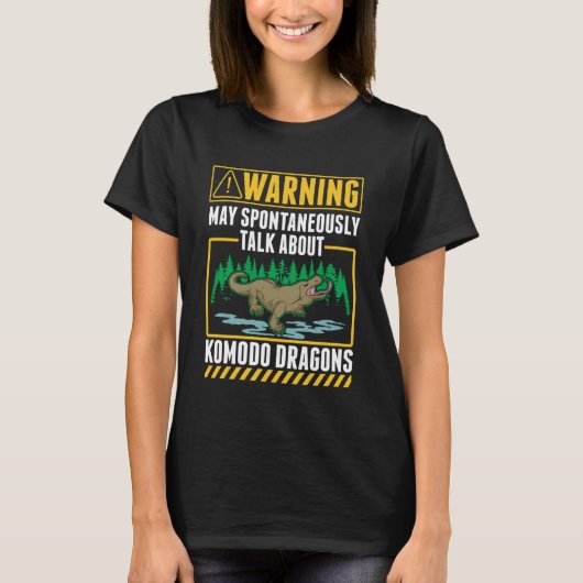 Komodo Dragon Komodo Monitor Lizard T-shirt (Voorkant)