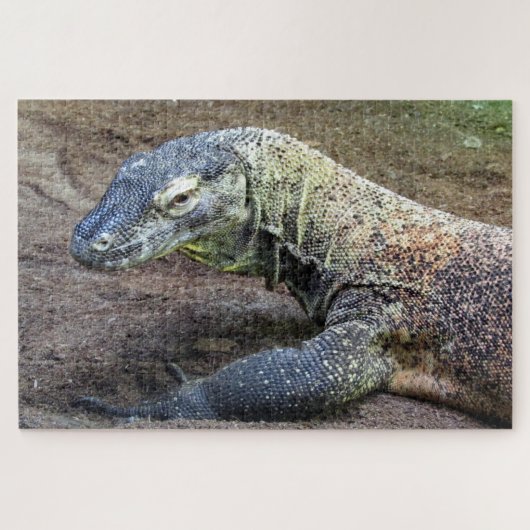 komodo dragon legpuzzel (Horizontaal)