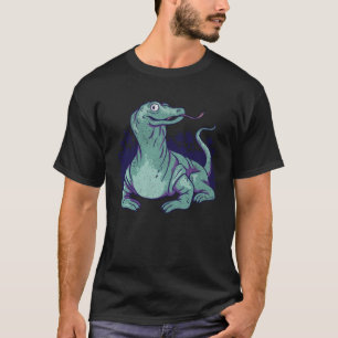 Komodo Dragon Lizard Vakantie Reiziger Dierlijke R T-shirt