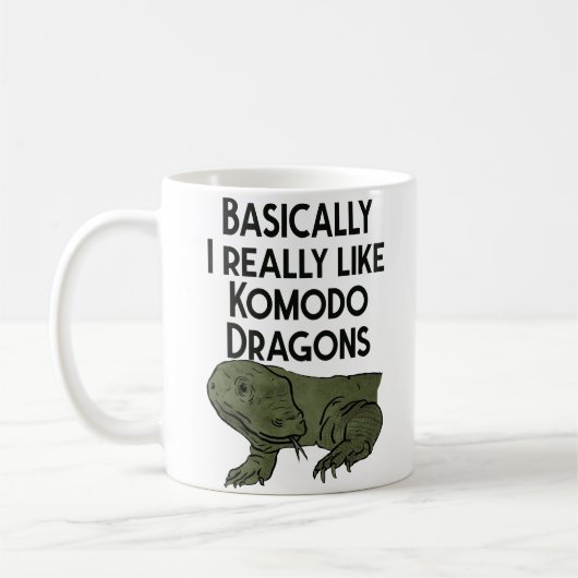 Komodo Dragon Lover Mug  Koffiemok (Links)