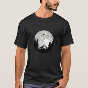 Komodo Dragon Monitor Lizard Moon T-shirt