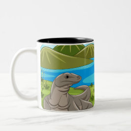 Komodo Dragon Mug Tweekleurige Koffiemok