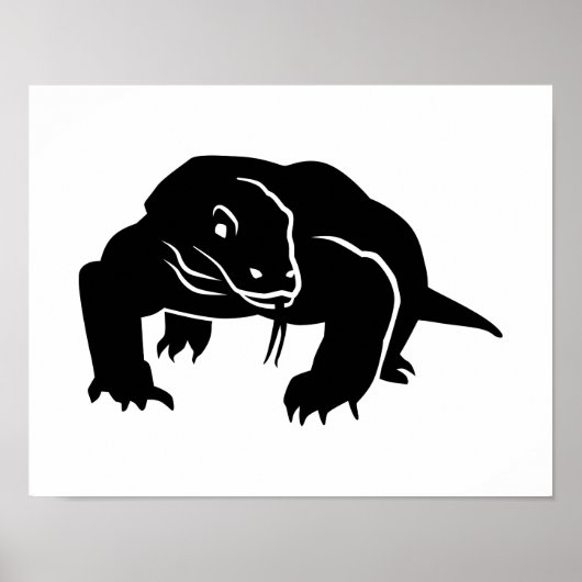 Komodo dragon poster (Voorkant)