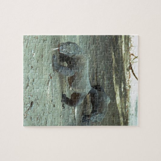 Komodo Dragon Puzzle Legpuzzel (Horizontaal)