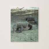 Komodo Dragon Puzzle Legpuzzel (Verticaal)