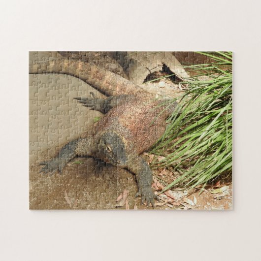 Komodo Dragon Puzzle Legpuzzel (Horizontaal)