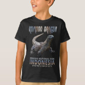 Komodo Dragon, 's werelds grootste hagedis. T-shirt (Voorkant)