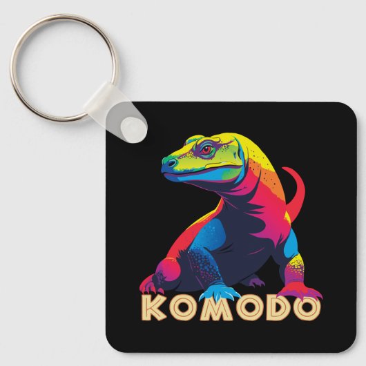 Komodo Dragon Sleutelhanger (Voorkant)