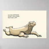 komodo dragon trivia poster (Voorkant)