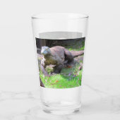 Komodo Dragon Tumbler / Shaker Glas (Achterkant)