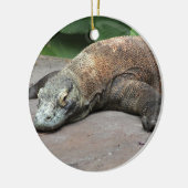 Komodo dragon (Varanus komodoensis), Keramisch Ornament (Links)