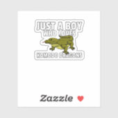 Komodo Dragon voor Komodo Dragon Kinderen Sticker (Vel)