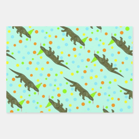 Komodo Dragon Wrapping Paper (Voorkant)