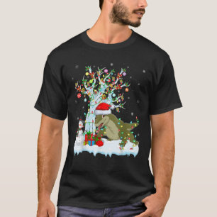 Komodo Dragon Xmas Boom Verlichting Komodo Dragon  T-shirt