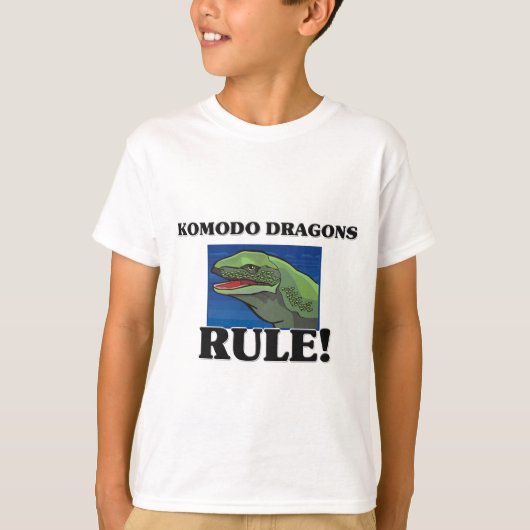 KOMODO DRAGONS Rule! T-shirt (Voorkant)