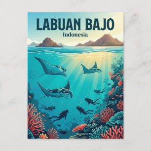 Komodo Nationaal Park Indonesië Briefkaart