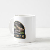 Komodo Nationaal Park Indonesië Vintage Koffiemok (Voorkant links)