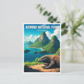 Komodo National Park Briefkaart (Staand voorkant)