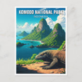 Komodo National Park Briefkaart (Voorkant)