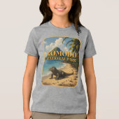 Komodo National Park Tri-Blend Shirt (Voorkant)