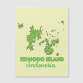 Komodo op het eiland Indonesië (Voorkant)